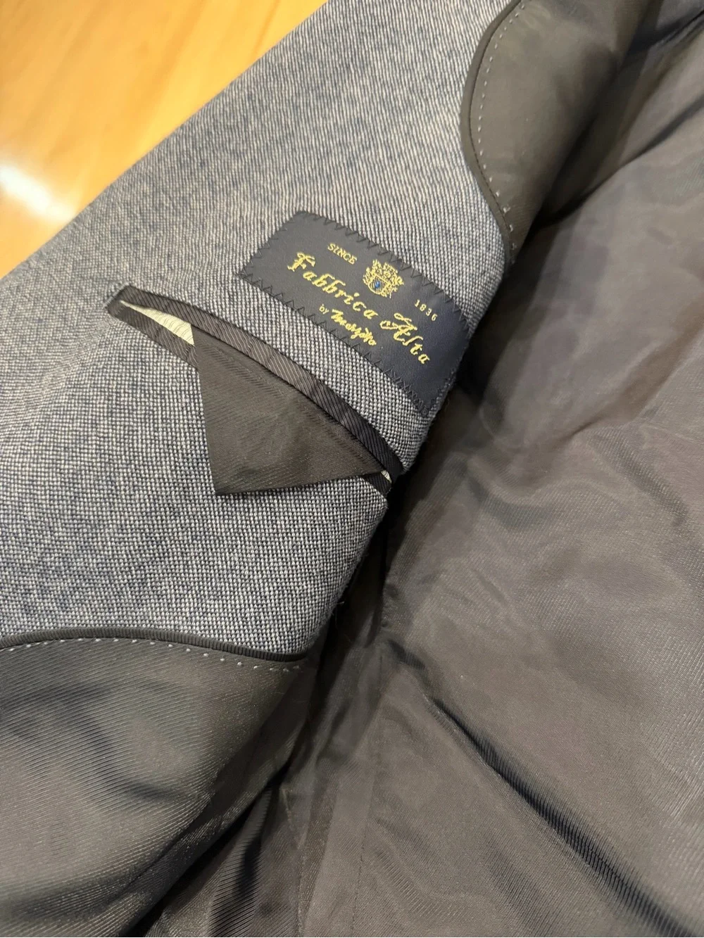 Banana Republic Heathered Navy Sport Coat